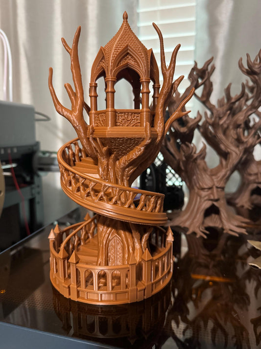 Elven House Dice Rolling Tower and Display: Dungeons and Dragons, RPG, TTRPG