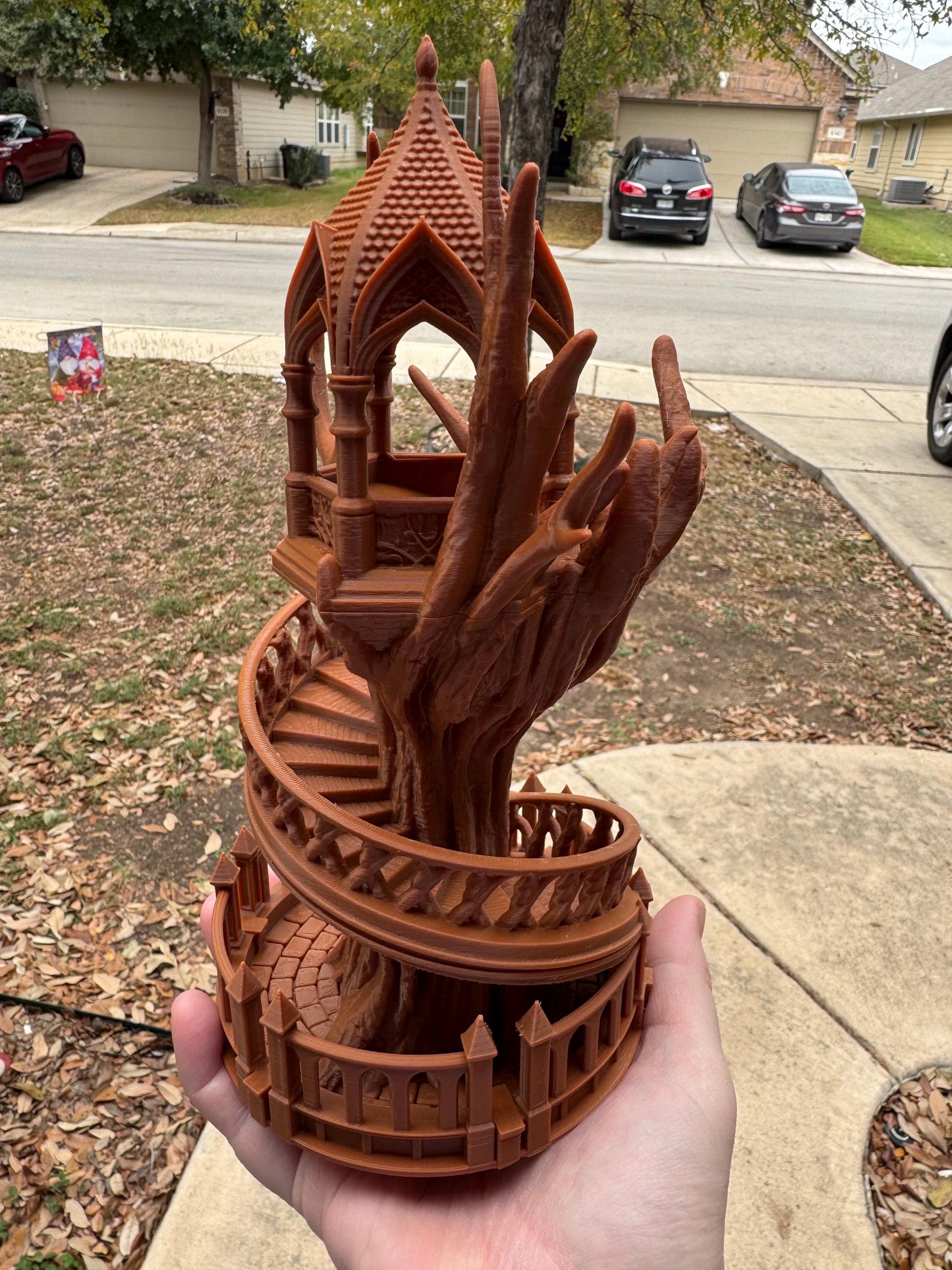 Elven House Dice Rolling Tower and Display: Dungeons and Dragons, RPG, TTRPG